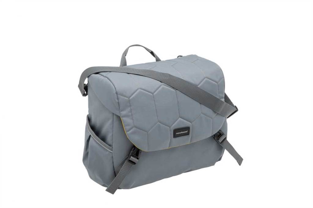 Enkele Fietstas New Looxs Mondi Joy Single-18.5 Liter Quilted Grey Enkele Fietstas New Looxs Mondi Joy Single-18.5 Liter Quilted Grey